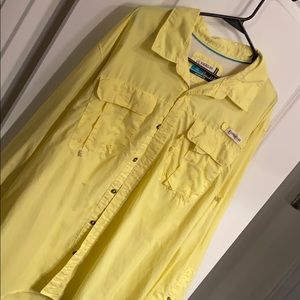 MAGELLAN YELLOW LONG SLEEVE FISHING SHIRT. XL